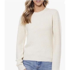 NWT Sophie Rue Women’s Long Sleeved cream Sweater Size Large